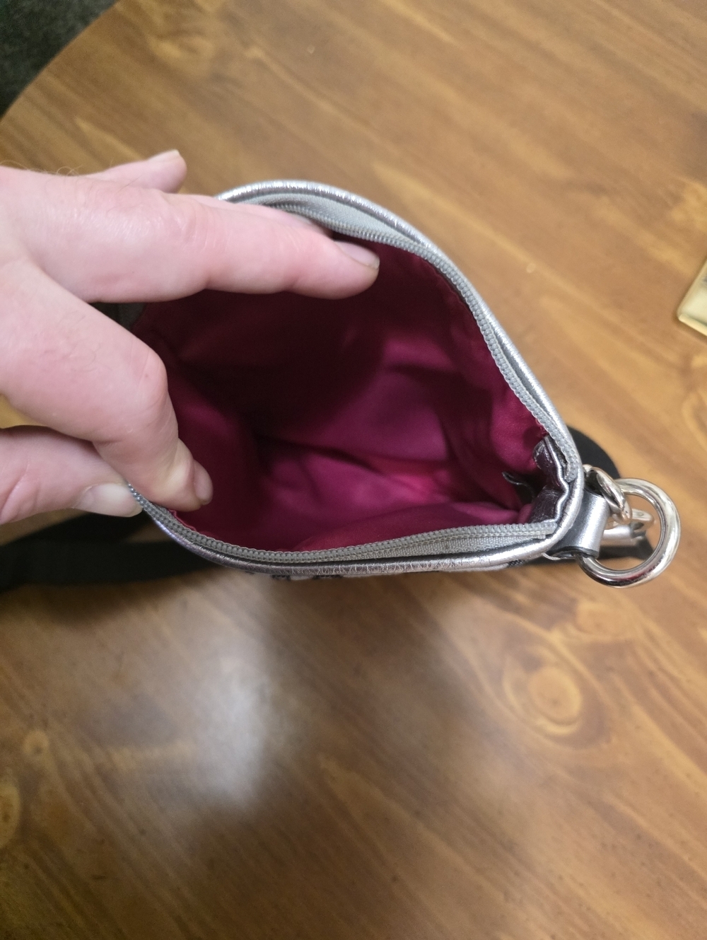 Coach Julia Op Art Swingback Crossbody Bag - Picture 10 of 11